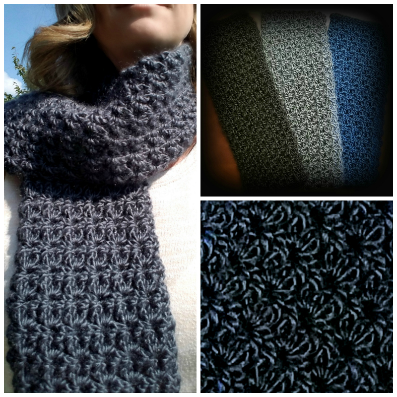 how to crochet an infinity scarf step by step