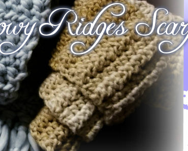 Snowy Ridges Crochet Scarf or Infinity Pattern